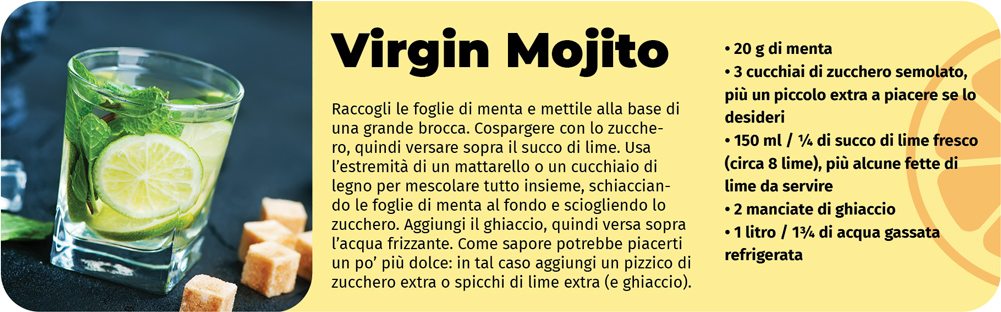 virgin mojito analcolici