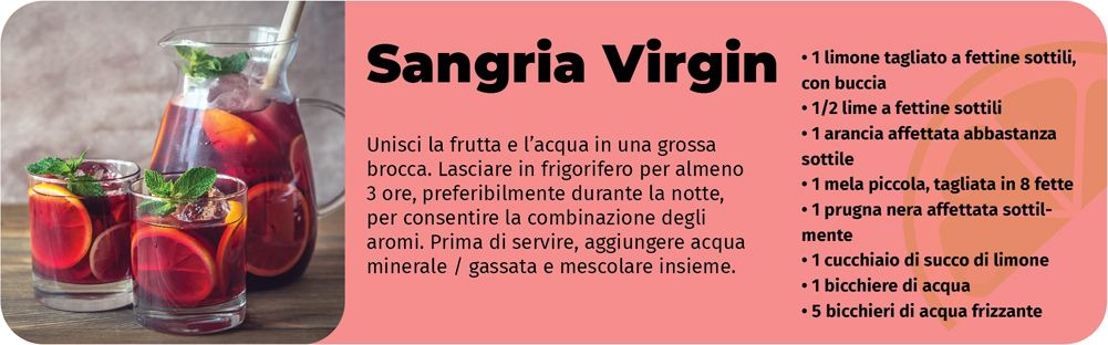 sangria virgin analcolici