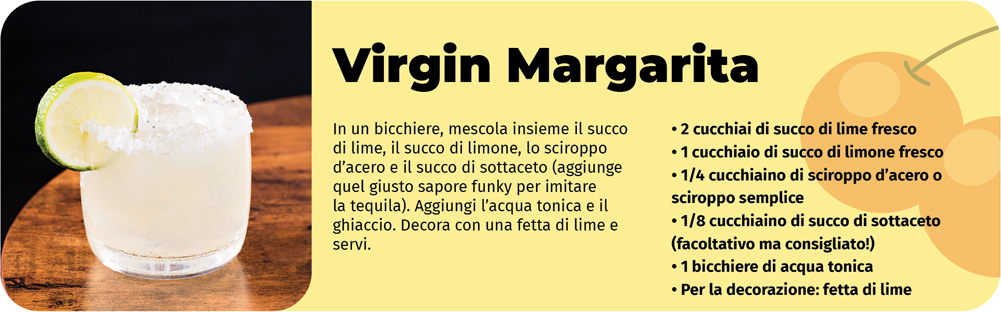 virgin margarita analcolici